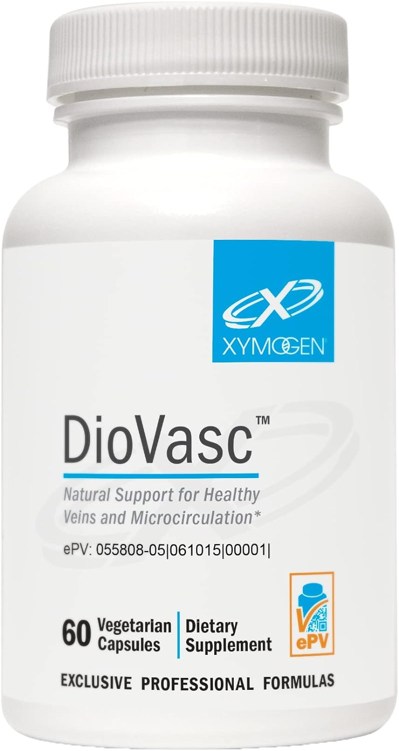 XYMOGEN DioVasc - Support for Healthy Veins, Capillaries, Blood Circul