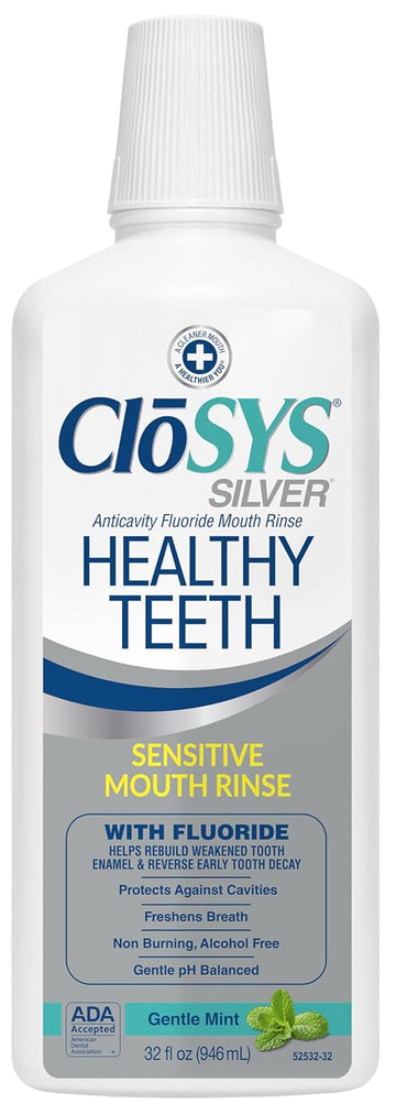 Closys Healthy Teeth Oral Rinse Mouthwash - 32 Fl Oz