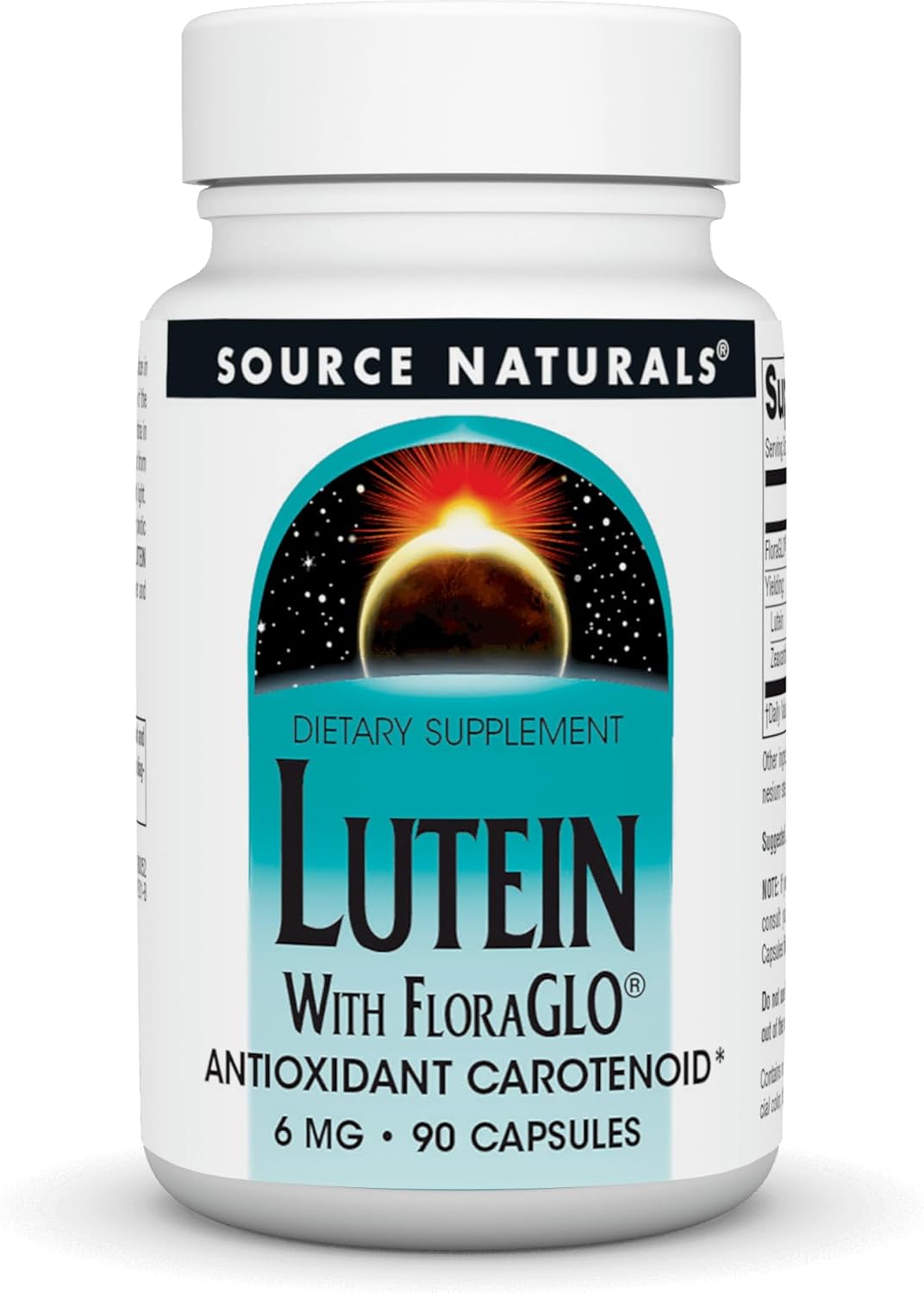 Source Naturals Lutein With Floraglo, Antioxidant Carotenoid* - 6 Mg, 90 Capsules