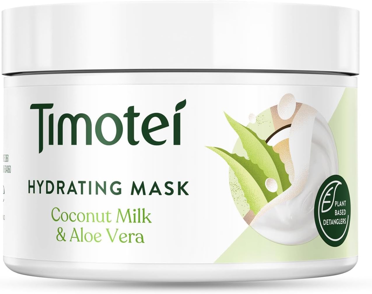 Timotei Shampoo, Conditioner Or Mask Silicon-Free Made From Natural Herbal Ingredients And Plant Based Detanglers Suitable For All Types Of Hair 300Ml, 2 Pack (Hydrating Mask)