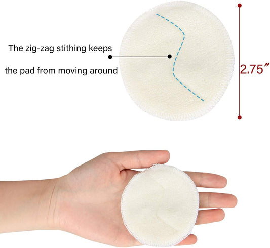 Teamoy Washable Makeup Remover Pads(Pack Of 12), Reusable Makeup Remover Round Cotton For Women With Laundry And Storage Bag, Jungle