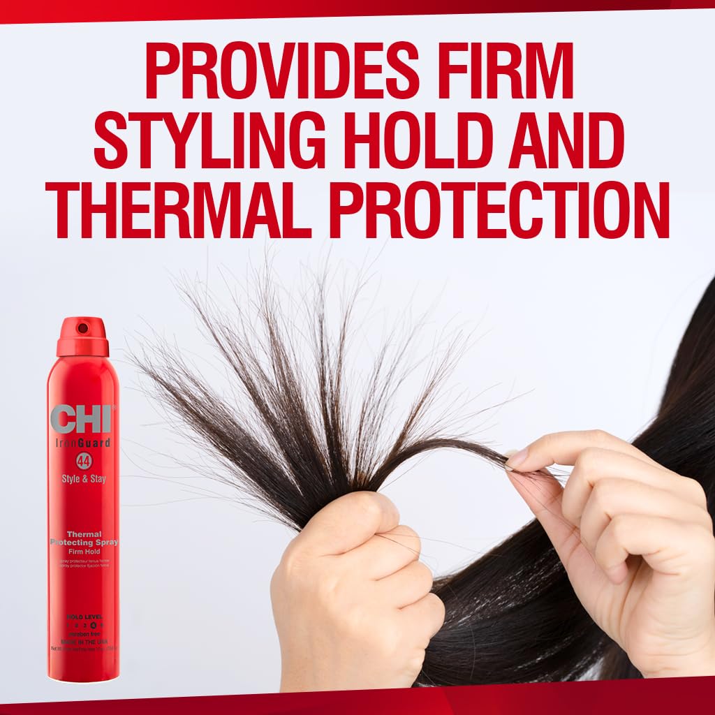 CHI 44 Iron Guard Style & Stay Firm Hold Protecting Hair Spray ,10 Oz : Everything Else