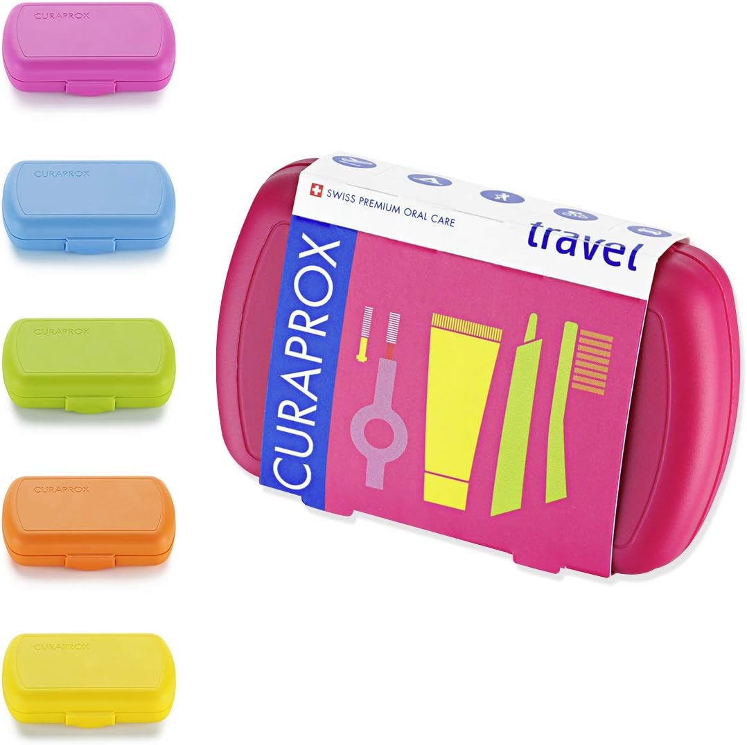 Curaprox Travel-Set. Set Includes Travel Toothbrush Cs 5460, 10Ml Be You Toothpaste, Interdental Brush Cps Prime 07, Cps Prime 09. Available In Six Colours/Flavours