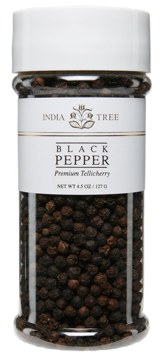 India Tree, Tellicherry Peppercorns, 4.5 Ounce