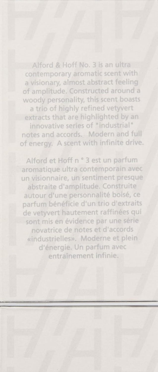 Alford & Hoff No. 3, 3.4 Fl Oz
