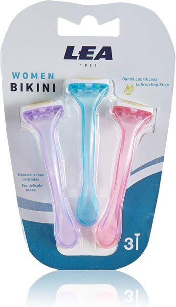 Lea Woman Bikini Disposable Razor Set 3 Pz