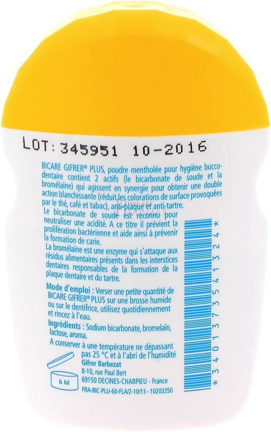 Gifrer Bicare Plus Baking Soda + Bromelain 60G