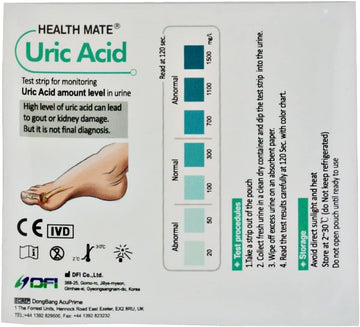 10 X Gp Professional Uric Acid Gout Urine Test Strips