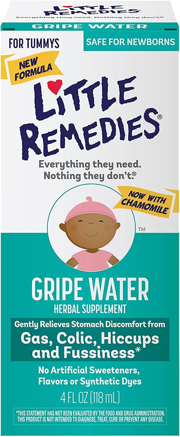 Little Remedies Fast Acting Gripe Water | Safe for Newborns | 4 FL OZ | 6 Pack : Baby