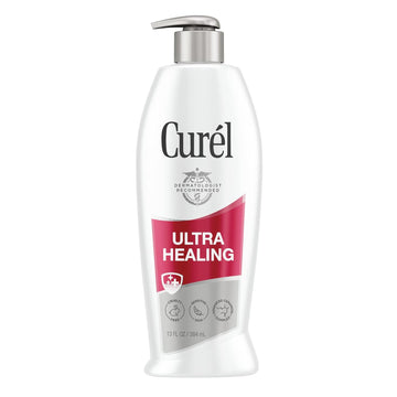 Curel Ultra Healing Body Lotion, Moisturizer for Extra Dry Skin, Body and Hand Lotion with Advanced Ceramide Complex and Hydrating Agents, for Tight Skin, 13 Ounces