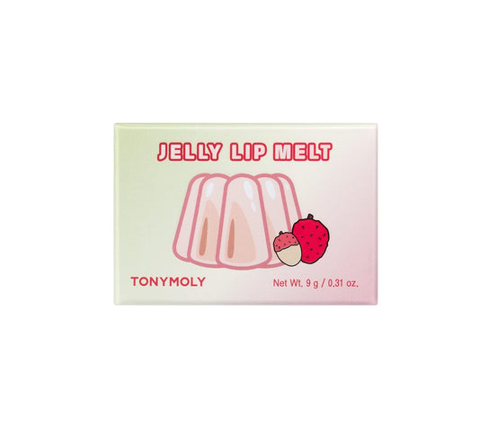 Tonymoly Jelly Lip Melt, Valentine Gifts, Moisturizing, Hydrating & Nourishing Lip Balm Treatment, Lychee, 0.31 Oz