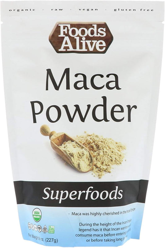 Foods Alive Superfoods, Organic Maca Powder, 8 oz (227 g) : Health & Household