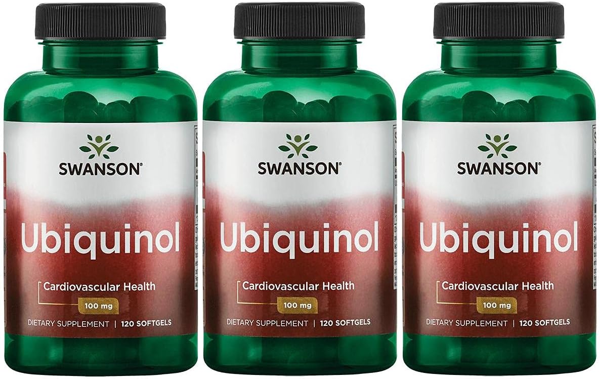 Swanson Ubiquinol 100 Mg 120 Sgels 3 Pack