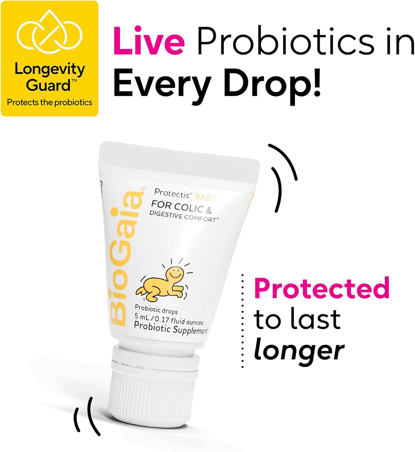 BioGaia Protectis Probiotic Drops 5ml,Suitable for Newborn Babies,Balance Baby’s Gut Flora. Contains BioGaia Patented L Reuteri DSM 17938 : Amazon.co.uk: Health & Personal Care