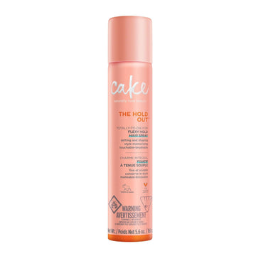 Cake Beauty Hairspray, The Hold Out – Flexible Hold & Volume – Vitamin E & Abyssinian Oil – For All Hair Types- 5.6 oz