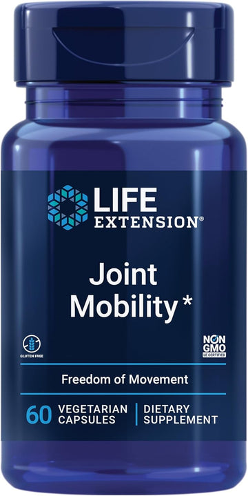 Life Extension Joint Mobility â€“ Tamaex Joints Formula Supplement for Joint Comfort Support, Knee exibility and Inammation Response â€“ Gluten-Free, Non-GMO, Vegetarian - 60 Capsules