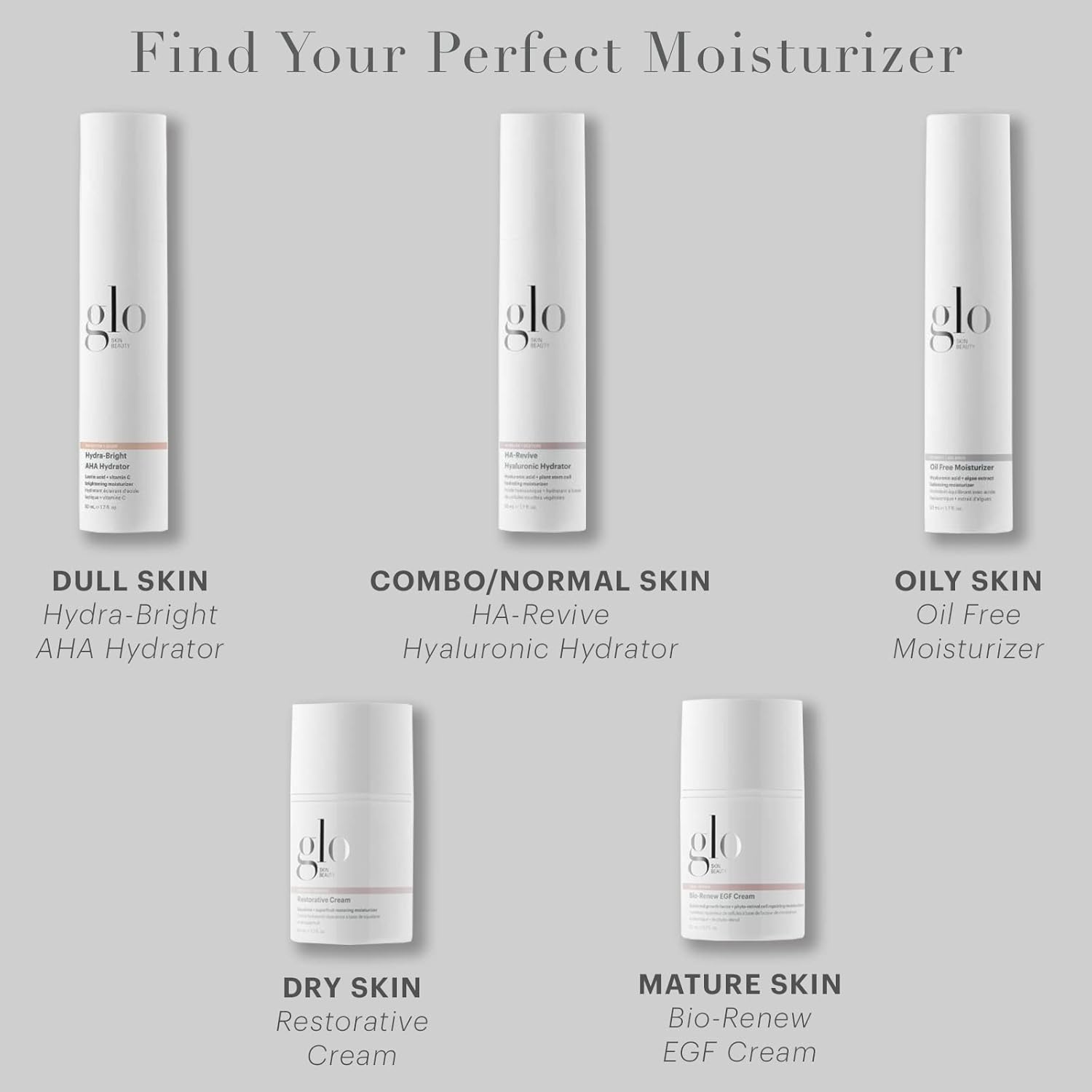 Glo Skin Beauty, Ha-Revive Hyaluronic Hydrator | Hyaluronic Acid + Plant Stem Cell Facial Hydrating Moisturizer, 1.7 Ounces : Beauty & Personal Care