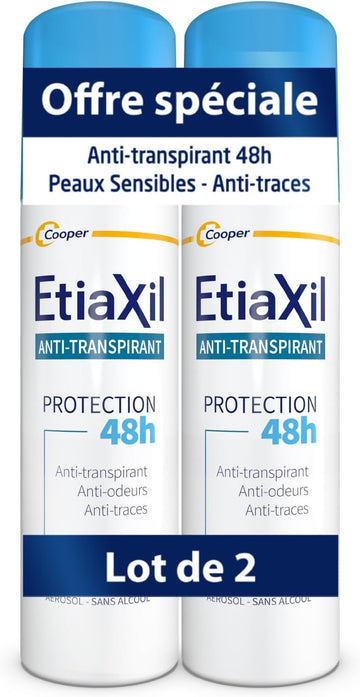 Etiaxil Anti-Perspirant Protection Deodorant 48H Aerosol 2 X 150Ml
