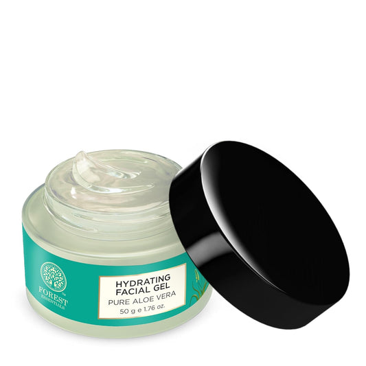 Forest Essentials Light Hydrating Facial Gel - Pure Aloe Vera 50G