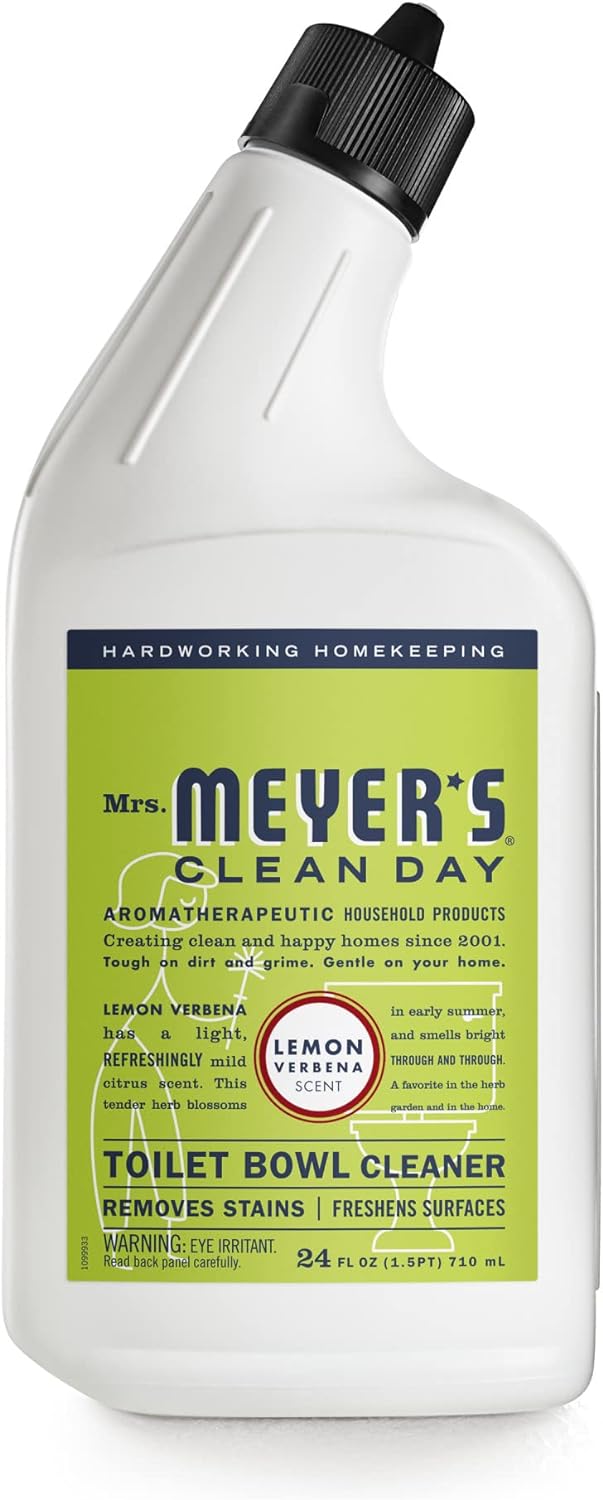 Mrs. Meyer'S Clean Day Liquid Toilet Bowl Cleaner, Stain Removing, Lemon Verbena, 24 Oz