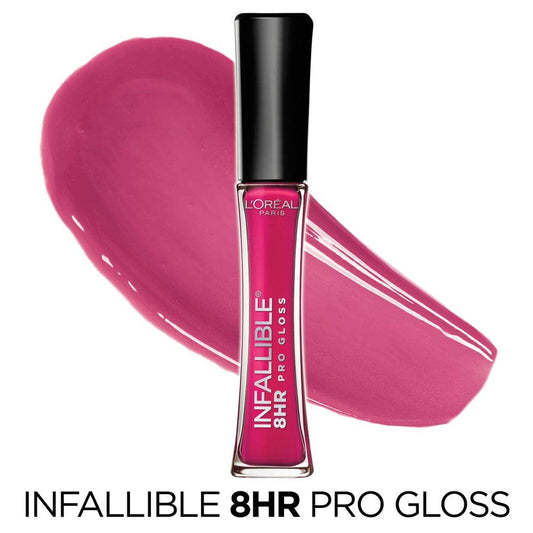 L’Oreal Paris Makeup Infallible 8 Hour Lip Gloss, Comfortable & Hydrating Formula, Posy, 0.5 Fl.Oz