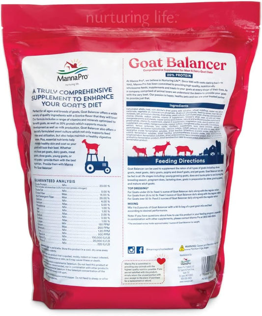 Manna Pro Goat Balancer Supplement, 10 Lb