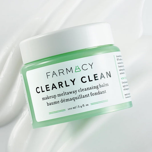 Farmacy Makeup Remover Cleansing Balm - Clearly Clean Fragrance-Free Makeup Melting Balm - Great Balm Cleanser for Sensitive Skin (12ml)