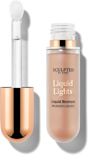 Liquid Lights Bronzer From Sculpted By Aimee (Light Bronze) – 20G Vegan Matte Bronzer For Sculpting And Definition – 3 Shades For Light, Warm Or Deep Bronze Effect