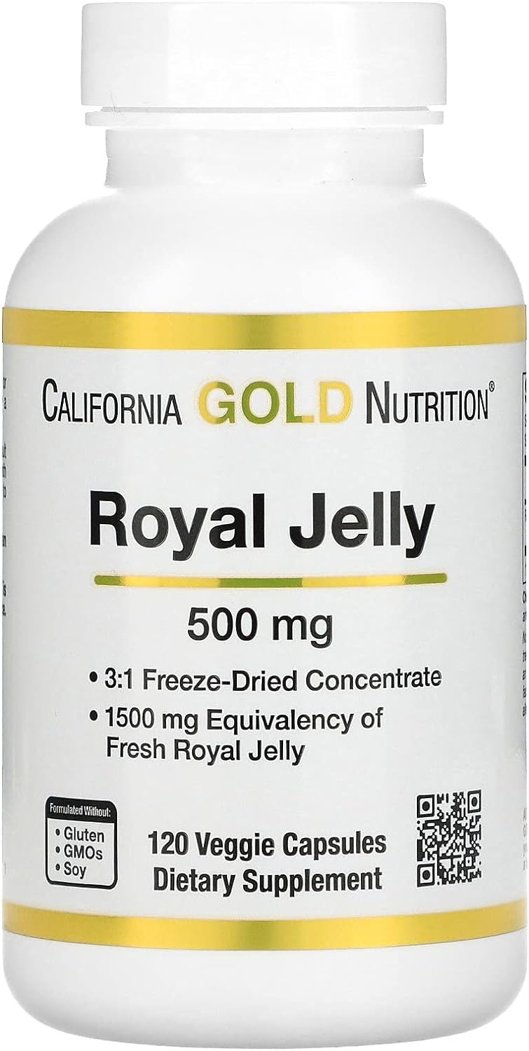 Royal Jelly, 500 Mg, 120 Veggie Capsules, California Gold Nutrition