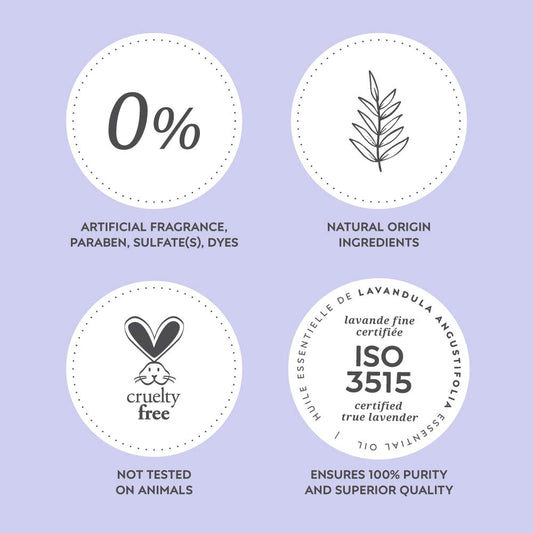 Bleu Lavande - Natural Lavender Body Milk - Made With Certified Premium & 100% Pure True Lavender Essential Oil - Soothing, Cruelty-Free And Vegan - No Artificial Fragrances - 8.4 Fl Oz