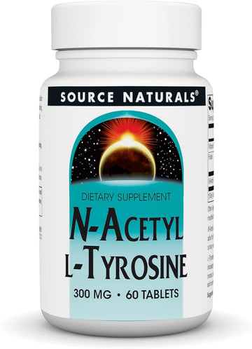 Source Naturals N-Acetyl L-Tyrosine Dietary Supplement - 60 Tablets