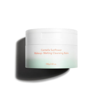 Haruharu Wonder Centella Sunflower Makeup-Melting Cleansing Balm 3.52 Oz., Facial Cleanser For Heavy Makeup Removal, Korean Skincare