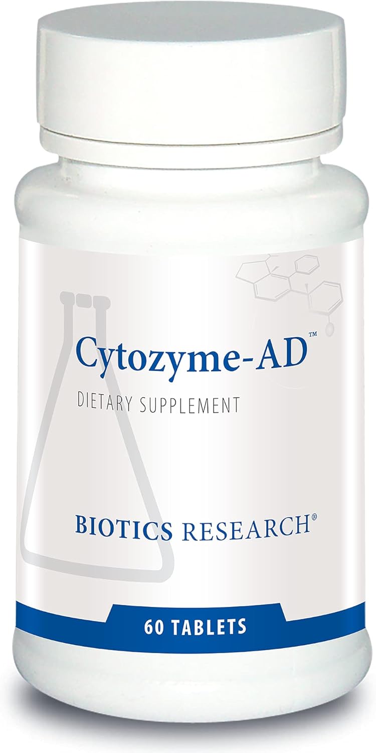 Biotics Research Cytozyme Ad Supports Healthy Energy Levels, Promotes Calm 60 Tablets