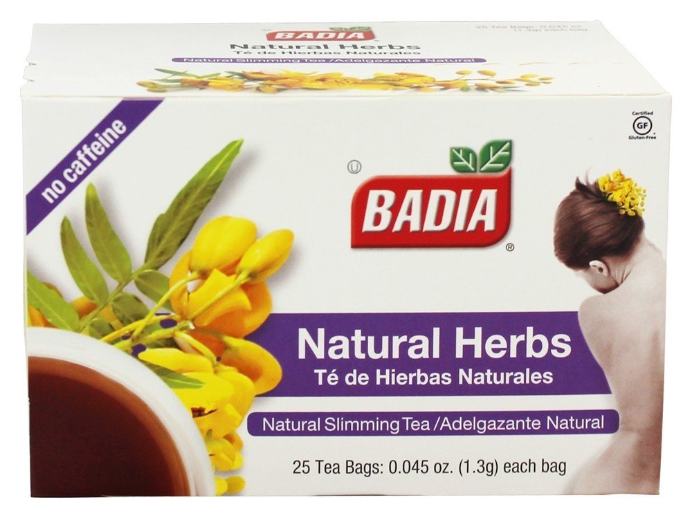 Badia Natural Herb Tea. Total 100 Individual Tea Bags