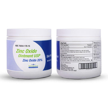 Zinc Oxide Ointment Usp 20% | For Diaper Rash, Chafed Skin, Protects From Wetness, Relief From Poison Ivy, Poison Oak, & Poison Sumac | 15Oz Jar Of Zinc Oxide