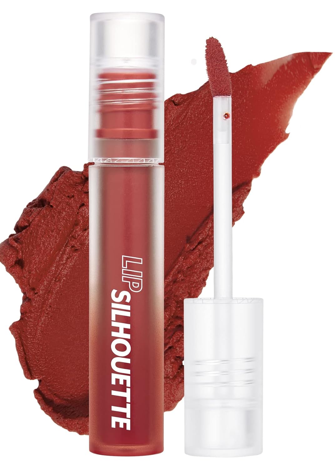 I'M Meme Lip Silhouette Matte Velvet Tint - 05 Street Chill (Red Chilly Shade) | Best Lip Stain, Vivid Color, Long Lasting, Moisturizing & Hydrating, Light-Weight, Matte Finish, Valentine Day Gift 4Ml