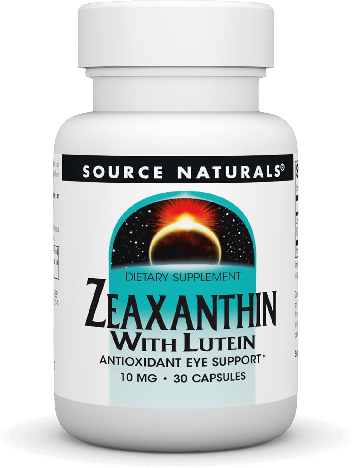 Source Naturals Zeaxanthin With Lutein, Antioxidant Eye Support* 10Mg, 30 Capsules