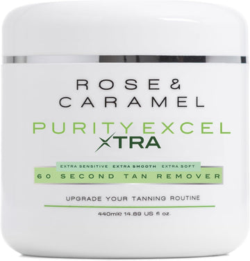 Rose & Caramel Purity Excel Xtra, 60 Second Tan Remover, Extra Sensitive, Extra Smooth, Extra Soft 440Ml