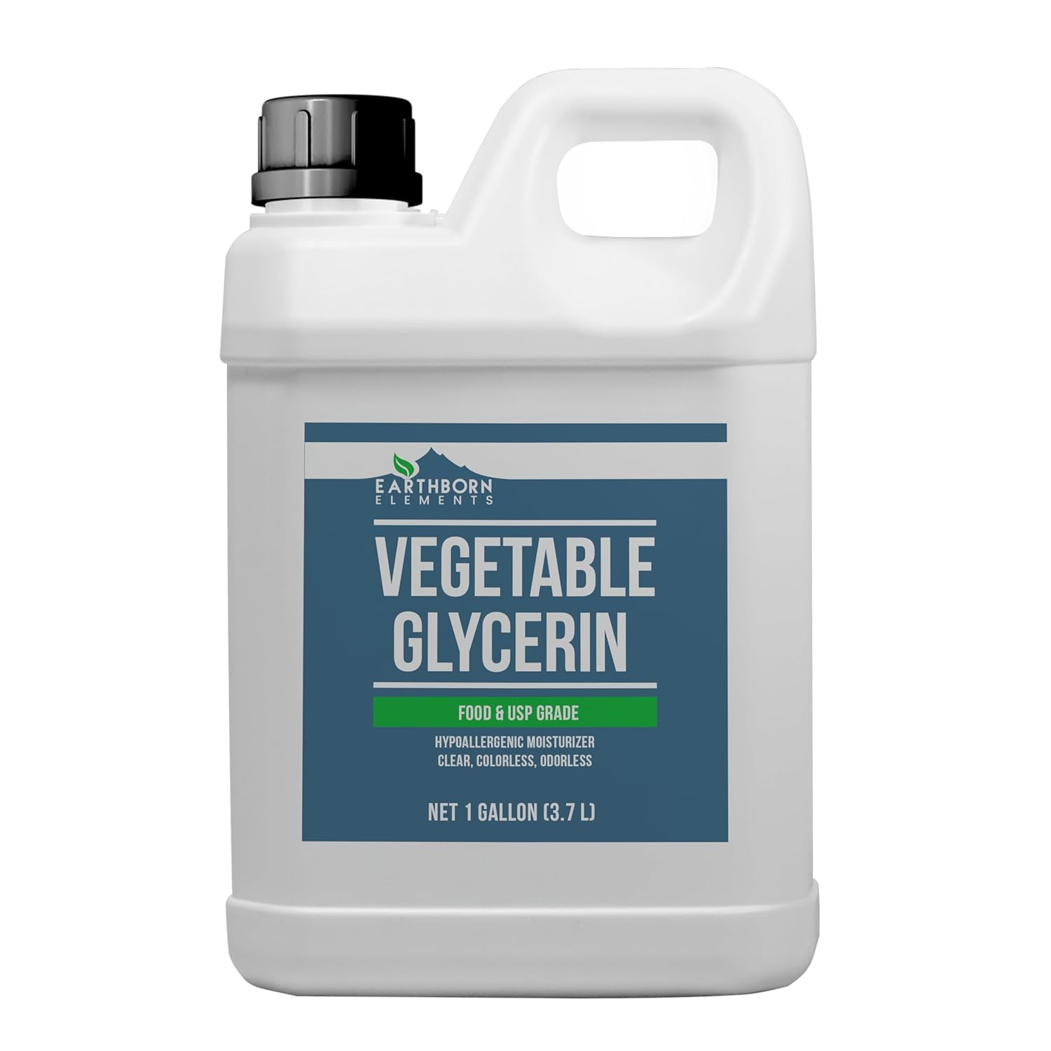 Earthborn Elements Vegetable Glycerin 1 Gallon, Pure & Undiluted, No Additives : Beauty & Personal Care