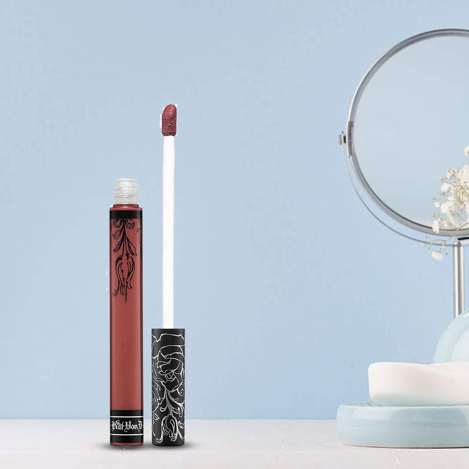 Everlasting Liquid Lipstick - Lolita - Chestnut Rose - Kat Von D : Beauty & Personal Care