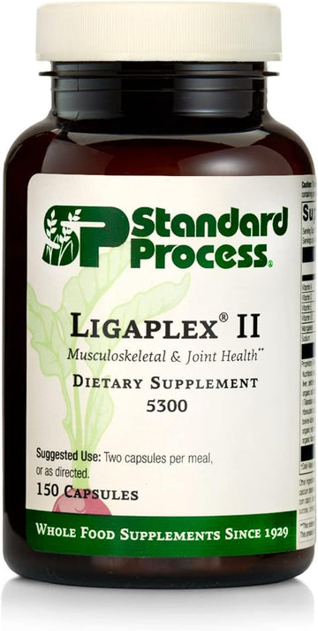 Standard Process Ligaplex Ii - Joint & Bone Support Supplement - Manganese Supplement With Vitamin B12, Vitamin A & Vitamin D - Skeletal System & Joint Support Supplement - 150 Capsules