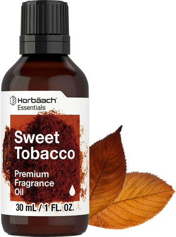 Horbäach Sweet Tobacco Fragrance Oil | 1 Fl Oz (30Ml) | Premium Grade | For Diffusers, Candle And Soap Making, Diy Projects & More | Packaging May Vary