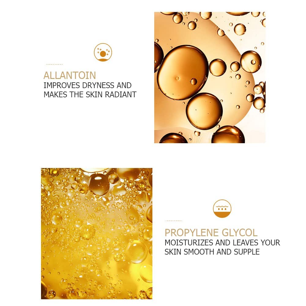 Bioaqua Pure 24K Gold Hyaluronic Acid Facial Essence Improve Dry Rough Hydration Moisturizing Plumping Face Skin 100Ml : Beauty & Personal Care