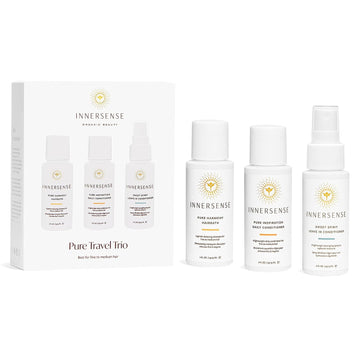 Innersense Organic Beauty - Natural Pure Harmony Travel Hair Trio | Non-Toxic, Cruelty-Free, Clean Haircare