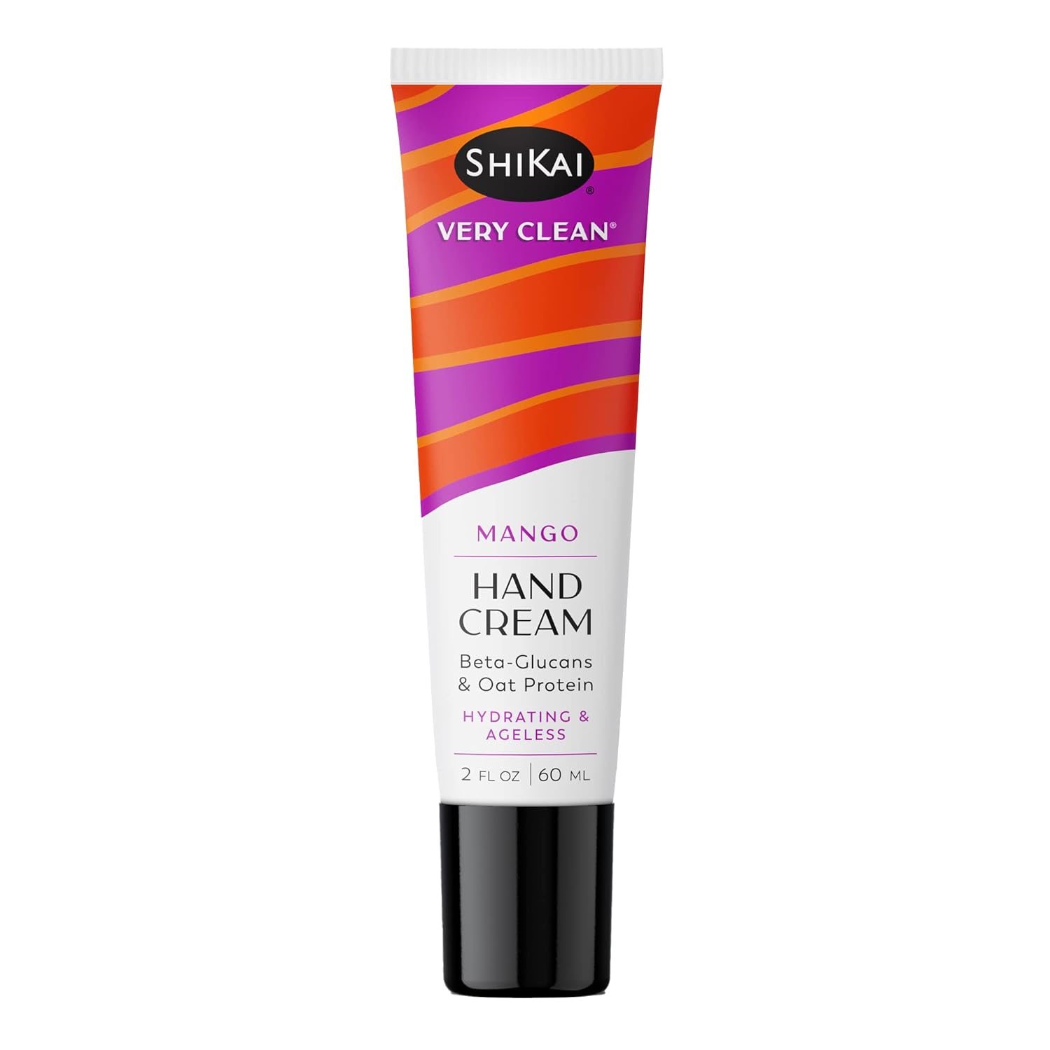 ShiKai Very Clean Hydrating Hand Cream (Mango, 2 oz) | Moisturizer Lotion for Dry Skin | For Nourished, Hydrated Hands