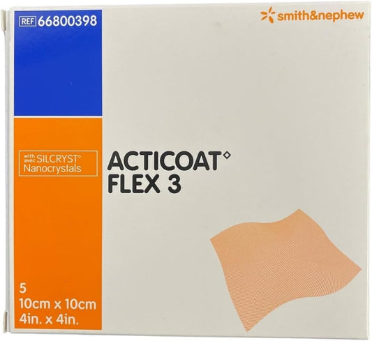 Acticoat Flex 3 Dressing 10Cm X 10Cm