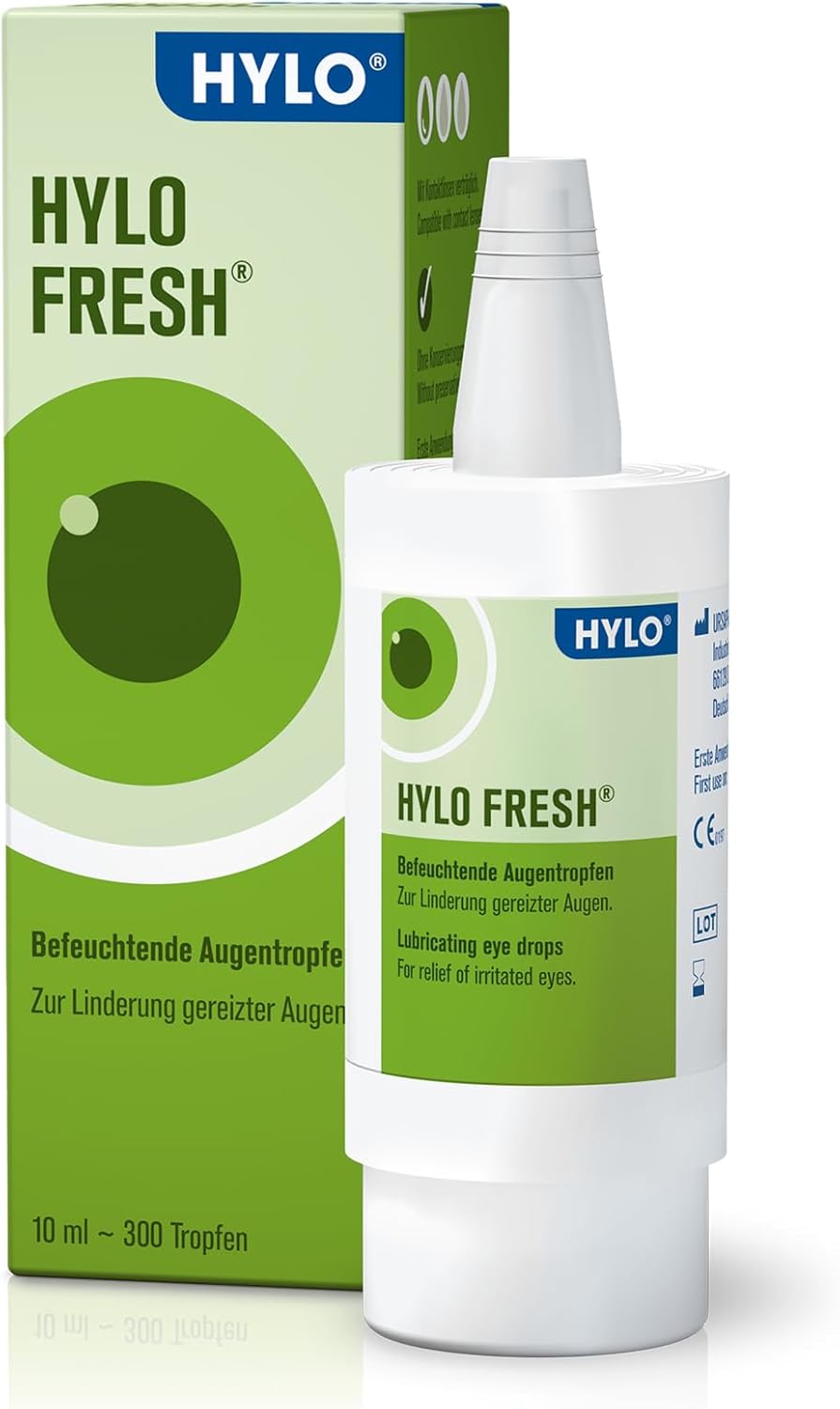 Hylo-Fresh 10Ml Eye Drops Yellow Box