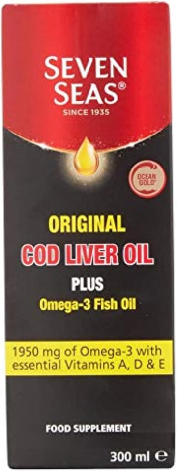 Seven Seas Cod Liver Oil Range Traditional Liq 300mls by Seven Seas