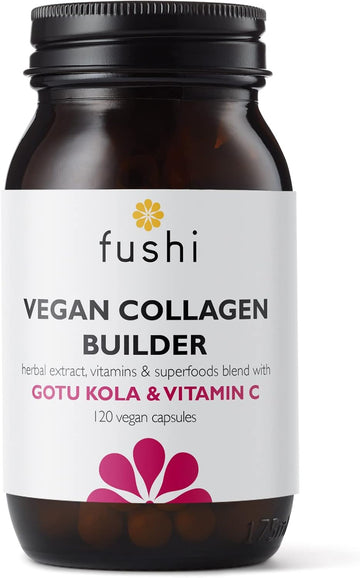 Fushi Vegan Collagen Booster, Vegan Amino Acids, With Vitamin C, E, Biotin, Copper And Botanical Extracts (120 Capsules)