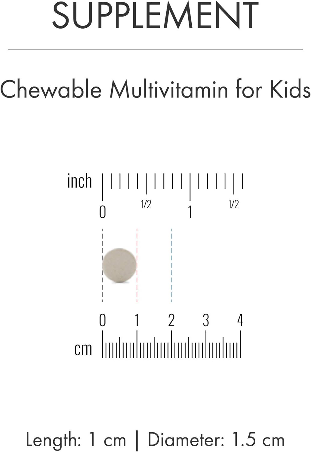 Dr. Mercola Chewable Multivitamin for Kids, 30 Servings (60 Tablets), 0g Sugar Per Serving, Natural Orange Flavor, Dietary Supplement, Supports Overall Health, Non-GMO : Health & Household